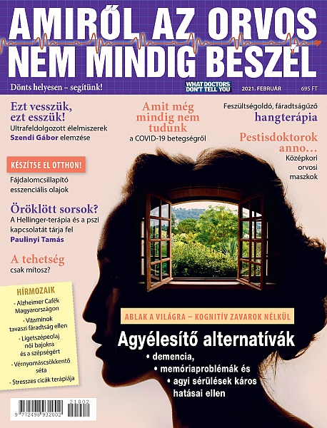 borító: Amiről az orvos nem mindig beszél 2021/2. beleolvasó>