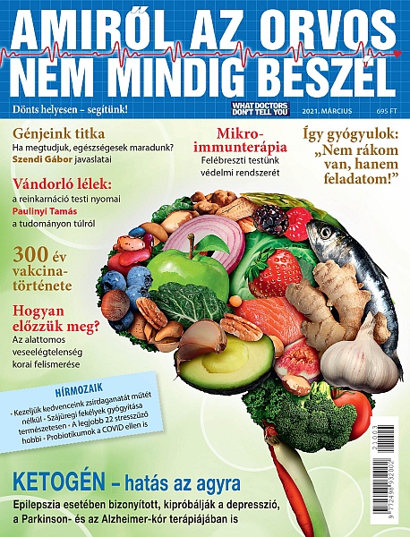 borító: Amiről az orvos nem mindig beszél 2021/3. beleolvasó>
