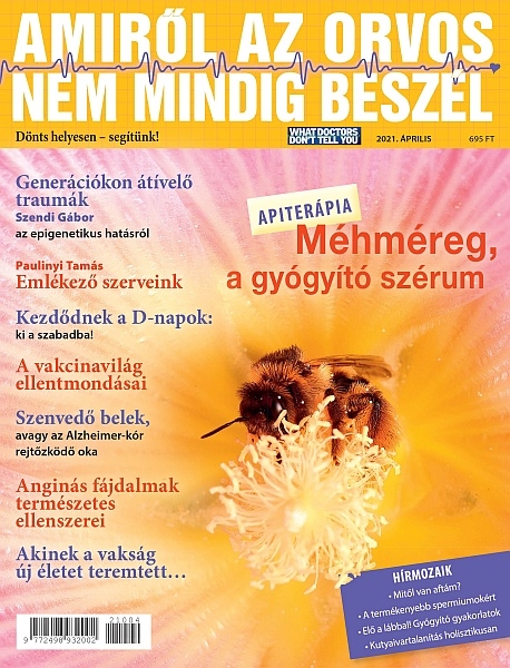 borító: Amiről az orvos nem mindig beszél 2021/4. beleolvasó>