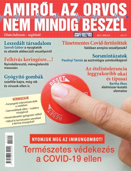 borító: Amiről az orvos nem mindig beszél 2021/5. beleolvasó>