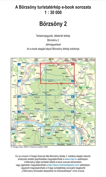 borító: Börzsöny turistatérkép 2: Északi rész>