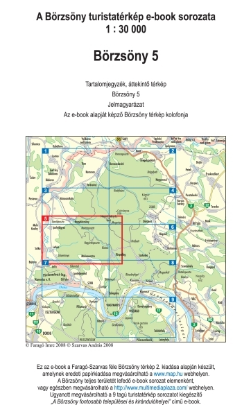 borító: Börzsöny turistatérkép 5: Kóspallagtól Ipolytölgyesig>