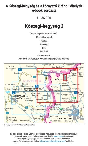 borító: Kőszegi-hegység turistatérkép 2>