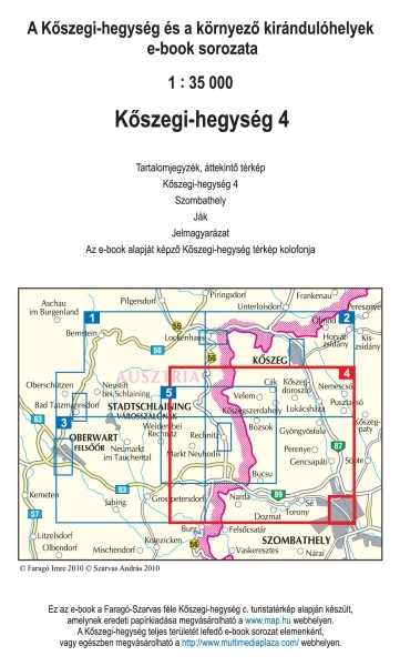 borító: Kőszegi-hegység turistatérkép 4>