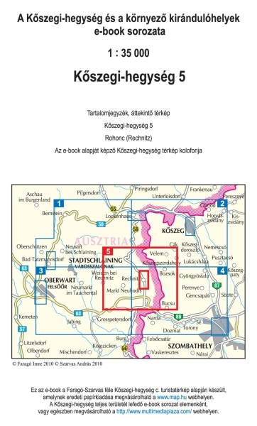 borító: Kőszegi-hegység turistatérkép 5>