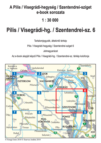 borító: A Pilis keleti és a Szentendrei-sziget középső része>