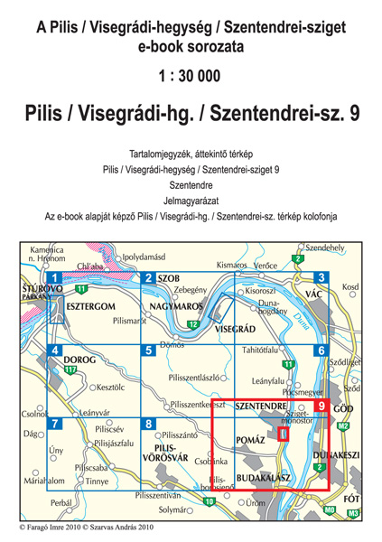 borító: A Pilis délkeleti és a Szentendrei-sziget déli része>