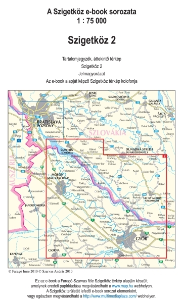 borító: Szigetköz turistatérkép 2: keleti rész>