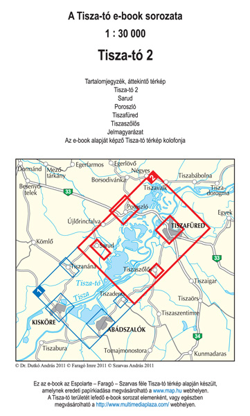 borító: Tisza-tó turistatérkép 2: északi rész>