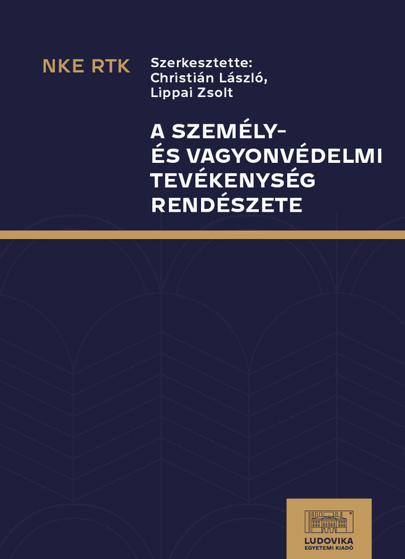 borító: A személy- és vagyonvédelmi tevékenység>